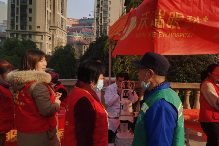 沃瑞眼科走進肥西縣肥光社區(qū)，開展公益眼健康體檢
